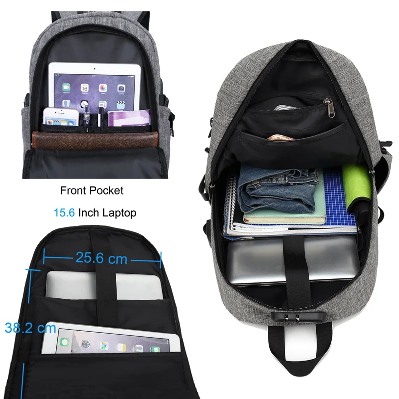 Нейлоновый рюкзак с защитой от кражи для мужчин и женщин мужские деловые