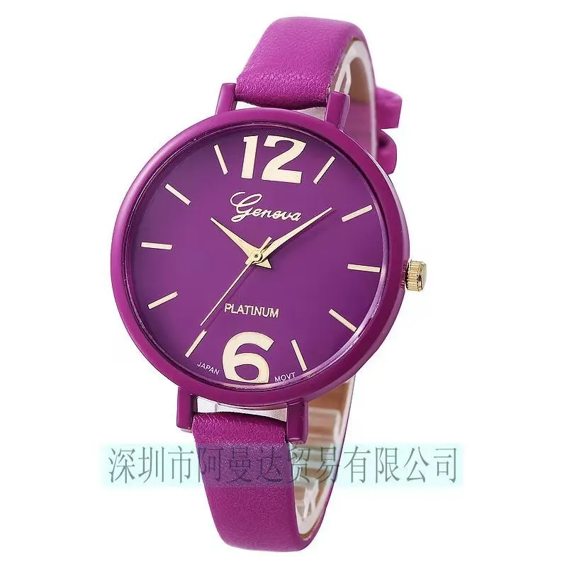 

WOKAI Fashion Luxury Women's Casual Genuine leather strap quartz watch Dress personality watch Relogio Feminino Zegarek Damski