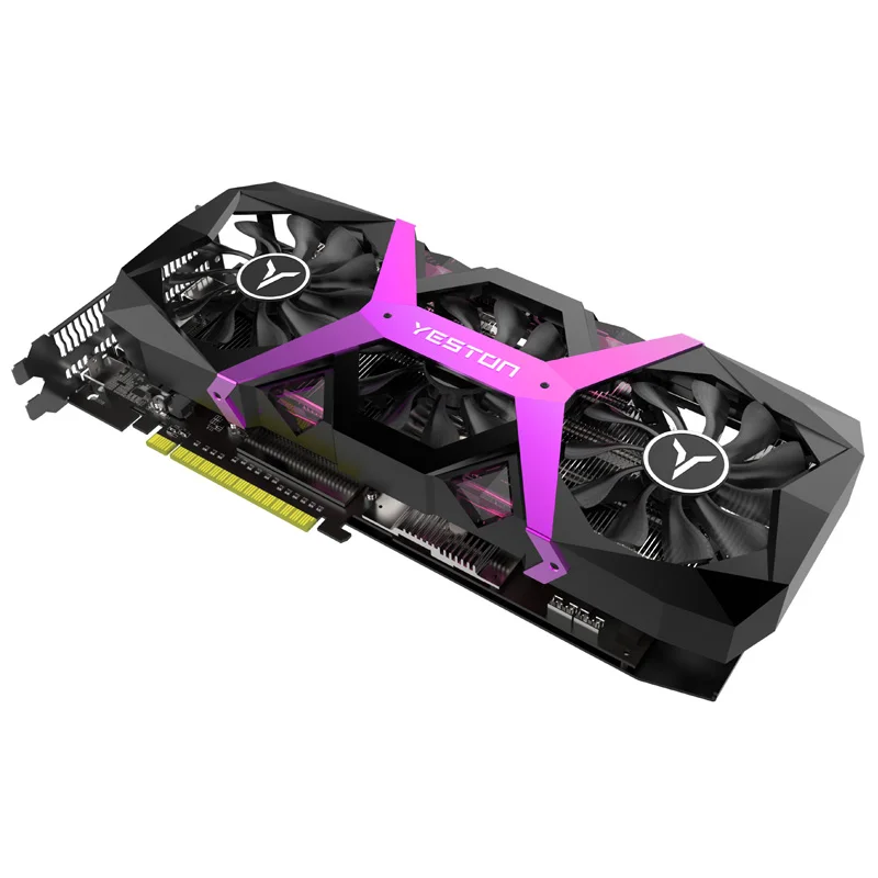 Yeston Radeon RX580 8G GDDR5 256bit PCI Express x16 3 0 ВИДЕО игровая видеокарта DVI + HDMI * DP для настольного