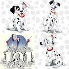 Настенные картины Disney 101 с мультяшными животными из далматинцев, скандинавские постеры и принты для украшения гостиной, детской комнаты