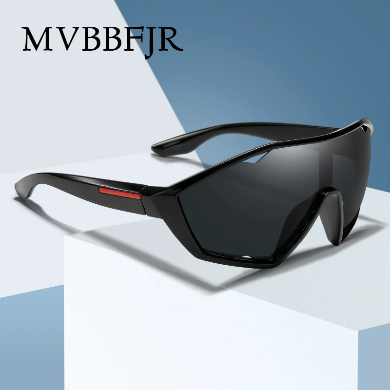 Мужские и женские солнцезащитные очки MVBBFJR спортивные уличные с большой оправой