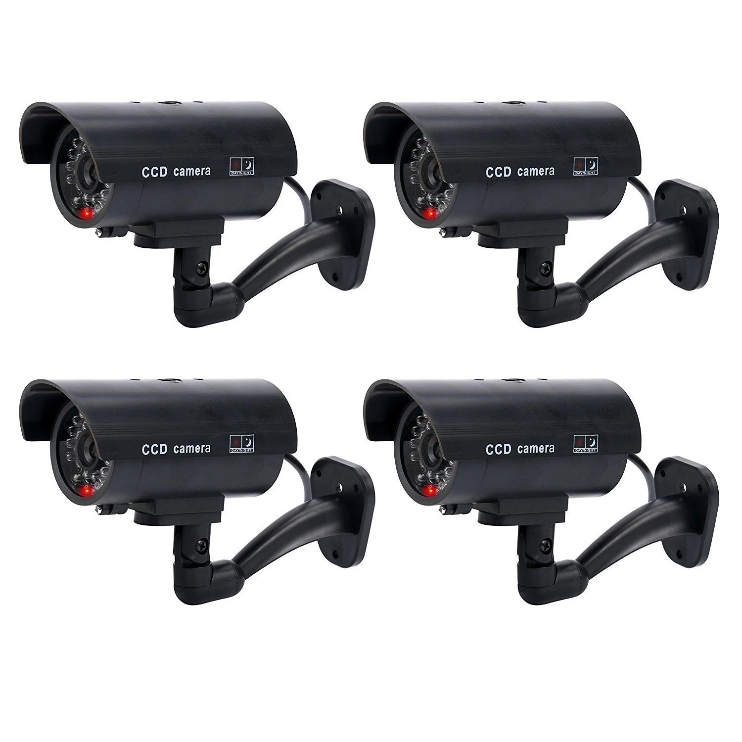 

4PCS Dummy Security Camera Fake Surveillance CCTV Camera
