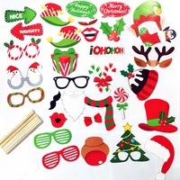 32pcsbag anime stickers christmas role paying props carnival birthday party interior decoration ornaments christmas xmas gfts