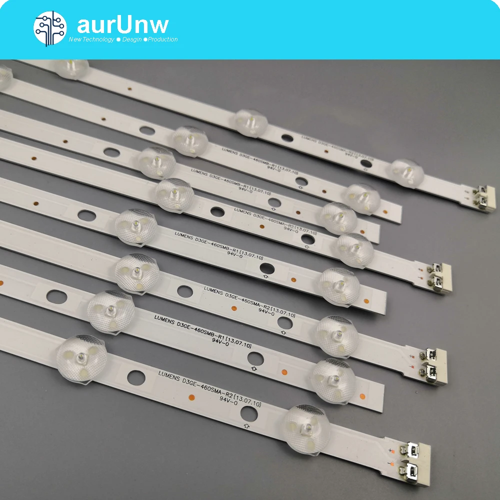 

Светодиодная подсветка полосы 11 лампы для Samsung 46 "ТВ 2013SVS46 CY-DF460BGLV1H D3GE-460SMB-R1 D3GE-460SMA-R2 UN46EH5000 UE46H6203