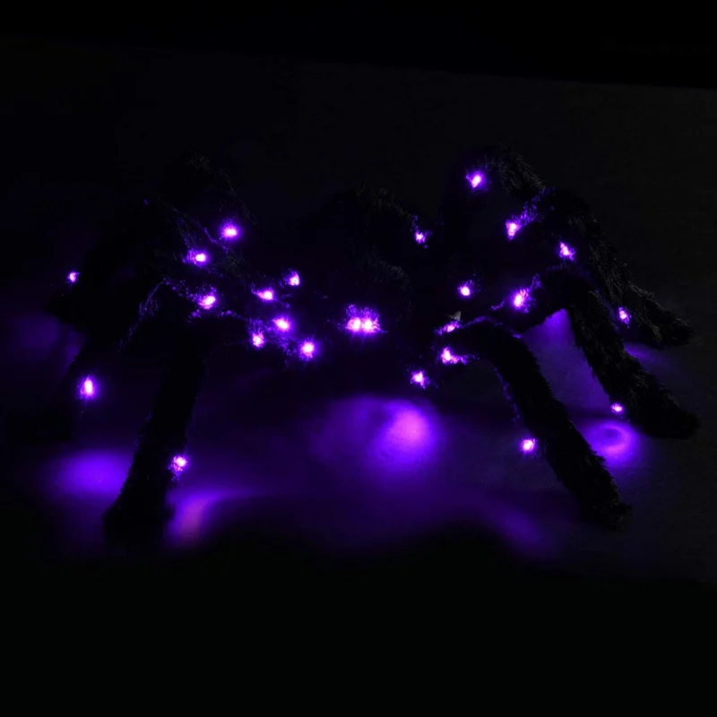 

0.355g 110cm Glowing Spider Halloween Decoration Props