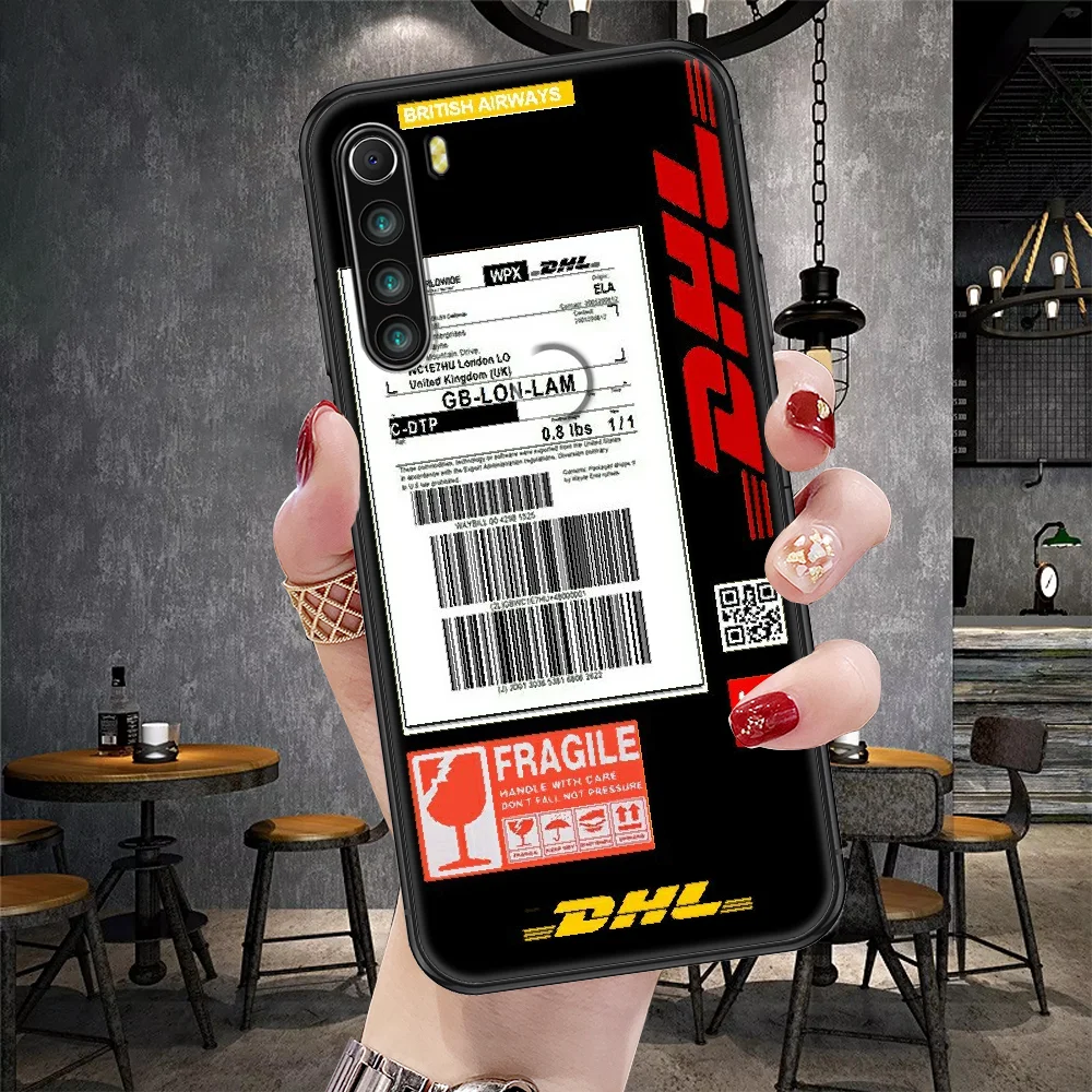 dhl hot express phone case for xiaomi redmi note 7 8 9 10 7a 8t 9a 9t 9s 10s pro black silicone coque tpu funda art shell pretty free global shipping