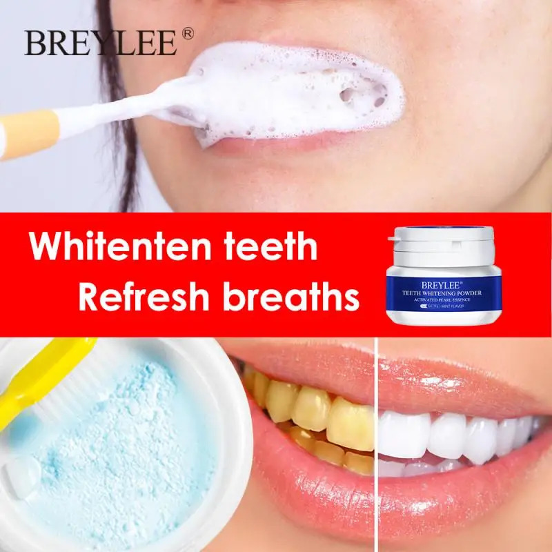 

BREYLEE зубы отбеливающий порошок зубной пасты стоматологические инструменты белая зубная щетка для гигиены полости рта гель для удаления зуб...