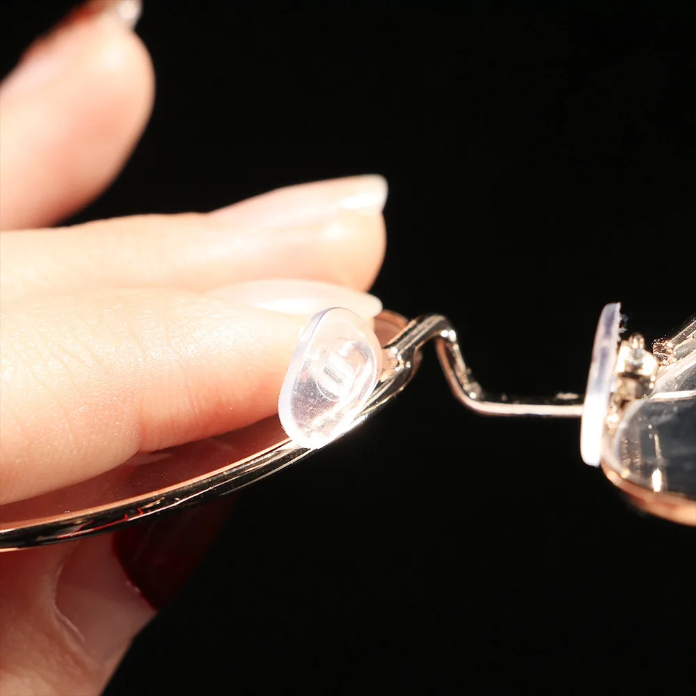 5 пар Нескользящие силиконовые накладки на нос для очков|Аксессуары очков| |