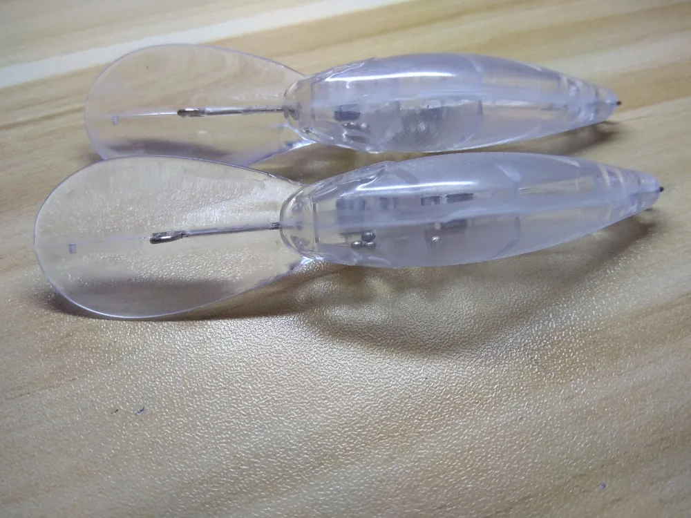 10 шт. Неокрашенный рыболовные приманки тела Crankbait Hardbaits Рыбалка воблер