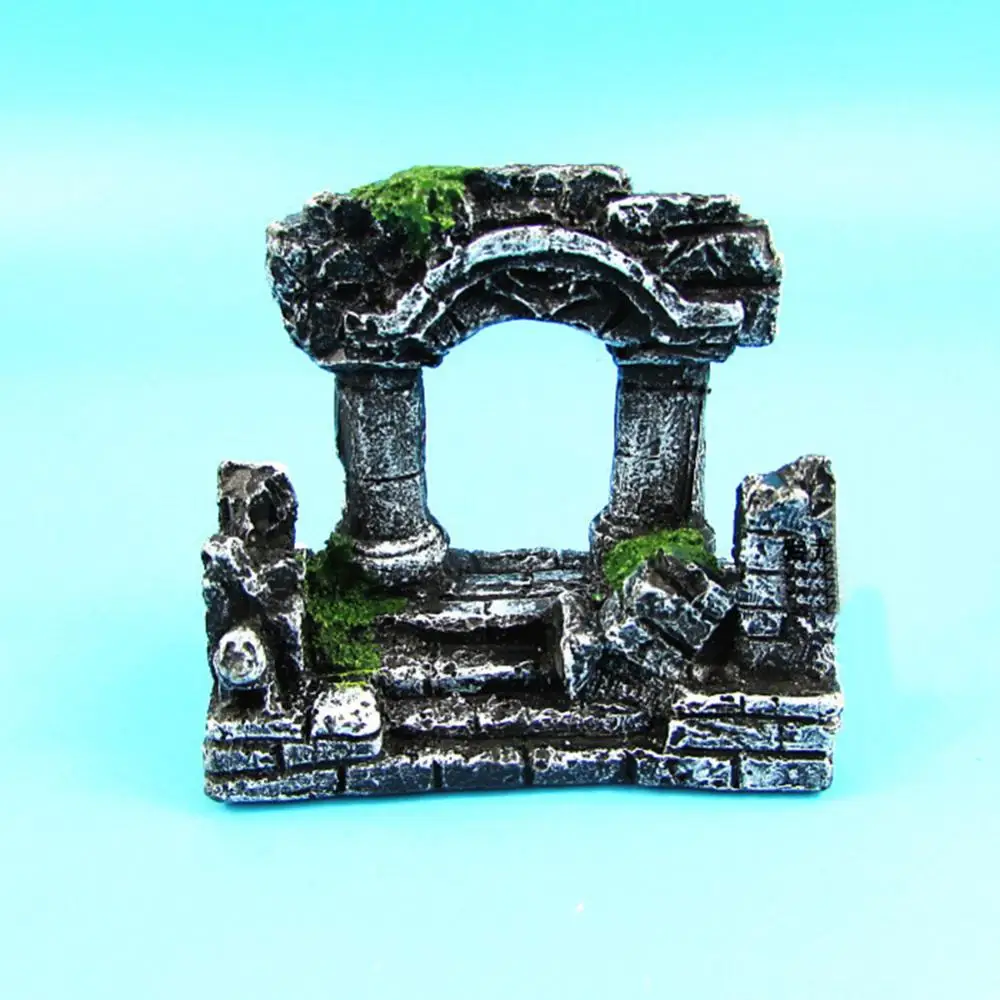 Искусственная смола аквариум украшение для аквариума искусственная римская