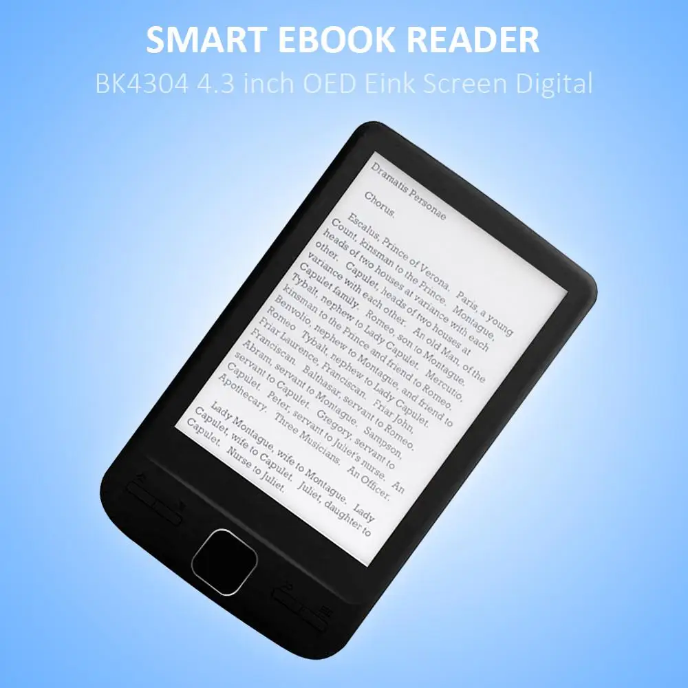 ALLOYSEED BK4304 чтения электронных книг 4 3 дюймов OED Eink Экран цифровой смарт 4G/8G/16G