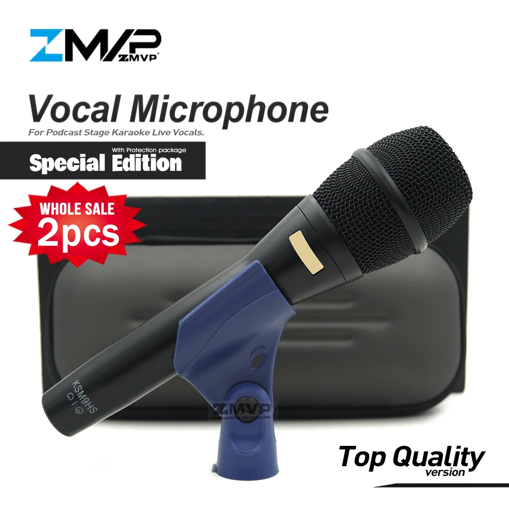 Профессиональный кардиоидный проводной микрофон KSM9 Special Edition 2 шт./лот KSM9HS для