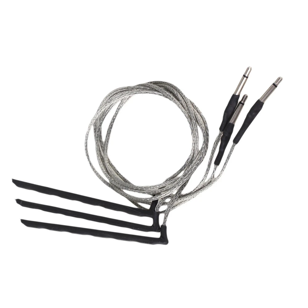 3x пьезо седло акустический датчик захвата провод шнур | Спорт и развлечения