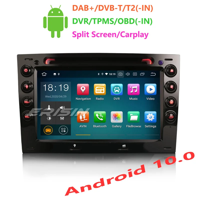 Erisin ES5113M 7 дюймов Android 10 0 Автомобильный GPS Радио OBD DAB + DVR USB для Renault
