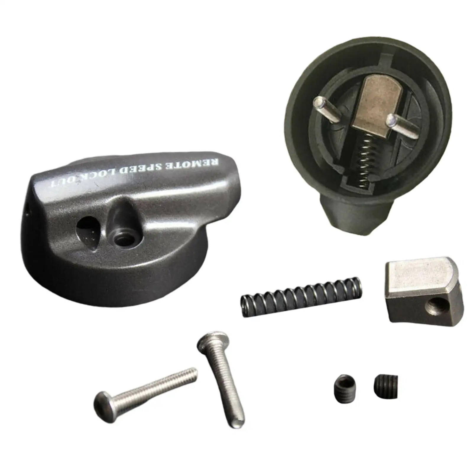 

Bike Front Fork Remote Lockout Switch Assembly Cable Control Repair Parts