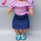 Балетное платье для куклы 43 см, одежда для новорожденных и американских кукол