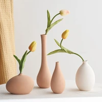 home decor vase simple decorative ceramic vase office desktop decoration white vase home living room flower arrangement vase