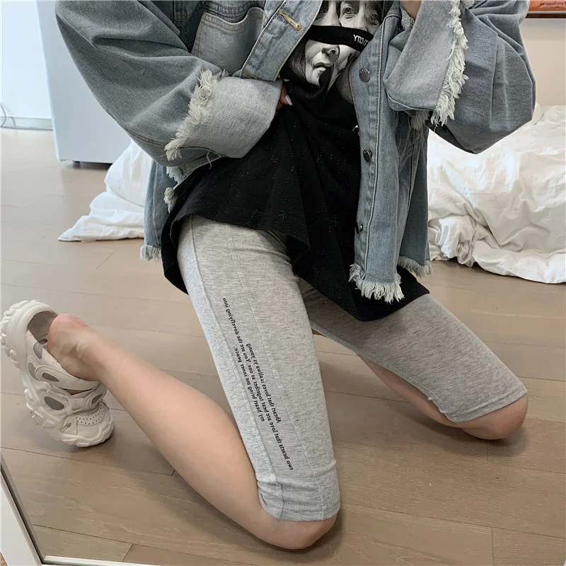 

Korean Sexy High Waist Fitness Leggings letter Harajuku Workout Push Up Legging dropshipping Bodybuilding Jeggings Women storts