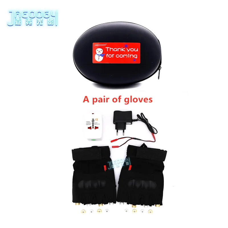 Высококачественные красные и зеленые лазерные перчатки 2 в 1 реквизит для ночных