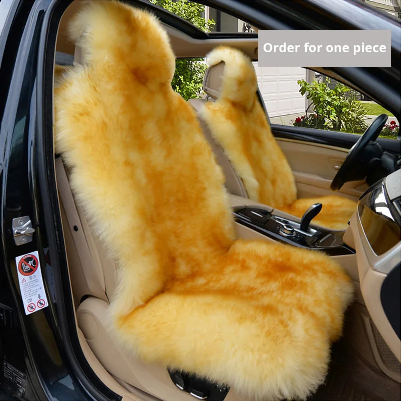 

Car Seat Cover Winter Plush Fur Car Seat Protector Auto seat covers Car Seat Covers Fits Most Car, Truck, SUV, or Van