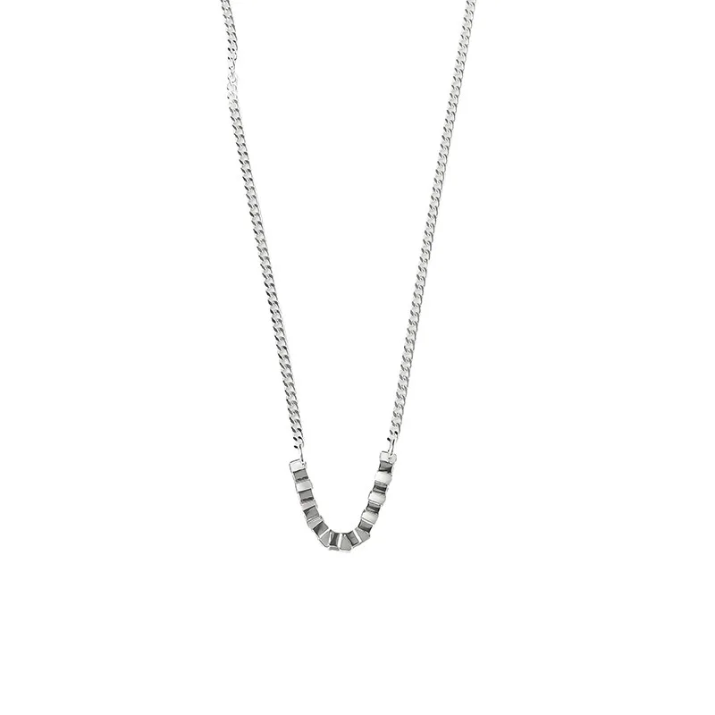 

S925 Sterling Silver Necklace for Women Korea Simple Clavicle Chain New Girlfriend Gift 2020 Jewelry Wholesale