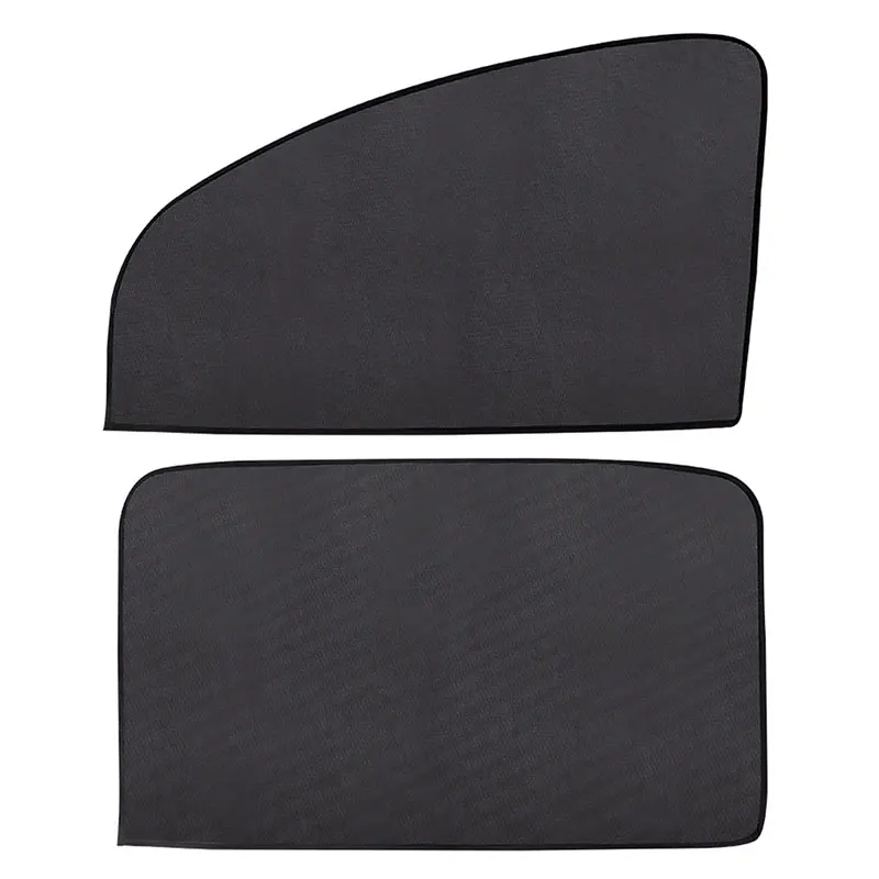 1Pcs Front 1Pcs Rear VODOOL магнитный автомобильный солнцезащитный козырек для окна, занавеска, УФ-защита, Авто Боковая оконная сетка, солнцезащитный козырек, Солнцезащитная пленка - Цвет: 1Pcs Front 1Pcs Rear