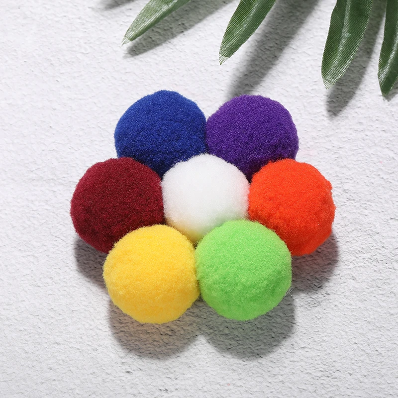 Миниатюрные помпоны 8 30 мм мягкие пушистые плюшевые товары для рукоделия сделай