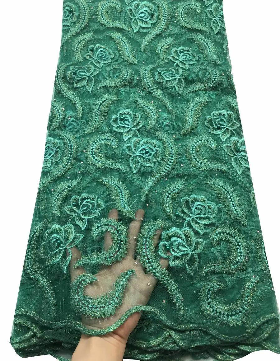 Темно-Синие французские кружева 2021 ткани высокого качества тюль африканские