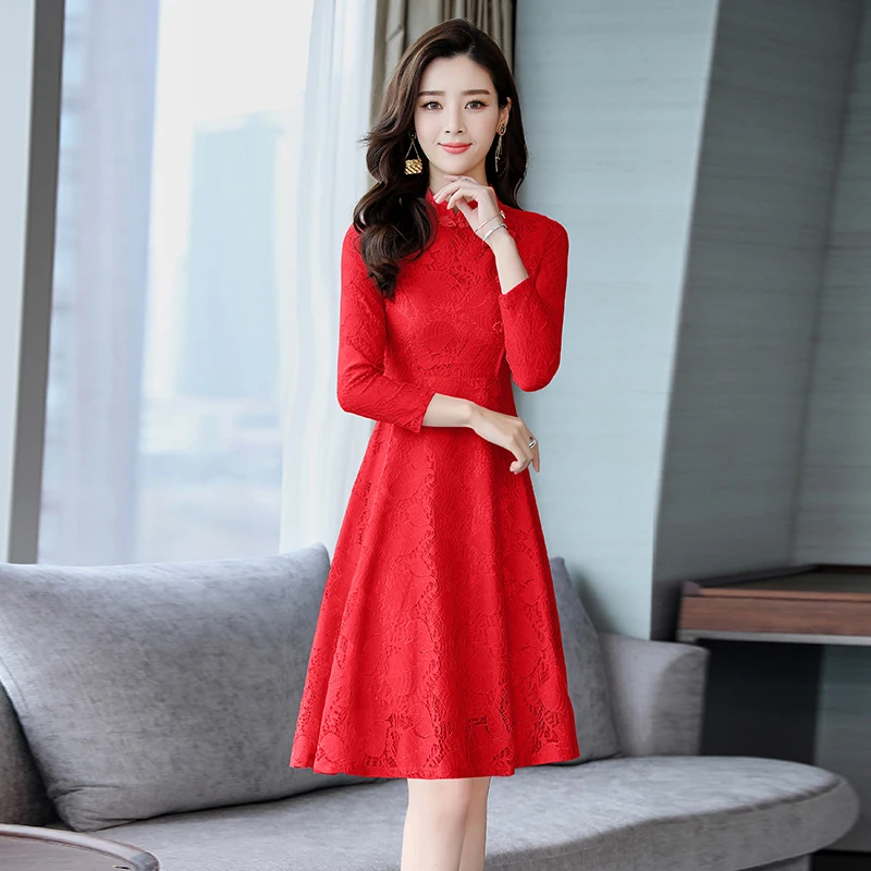 elegant chinese dress modern cheongsam satin dress chinese wedding dress cheongsam traditional chinese dress qipao - Цвет: color2