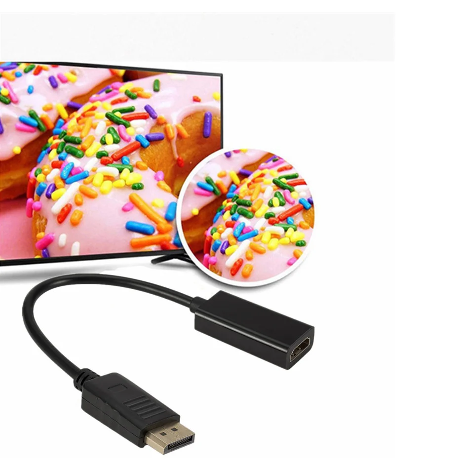 Переходник с DP на HDMI-совместимый кабель стабильная передача DisplayPort для Macbook Pro Air