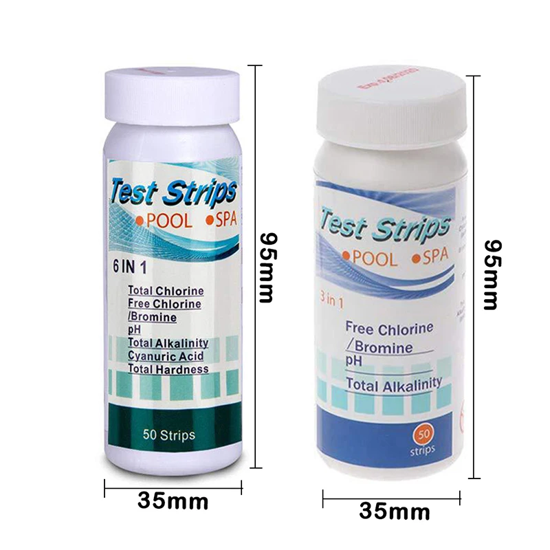 PH значение щелочности твердость тест полоски 50 горячая ванна качество воды для