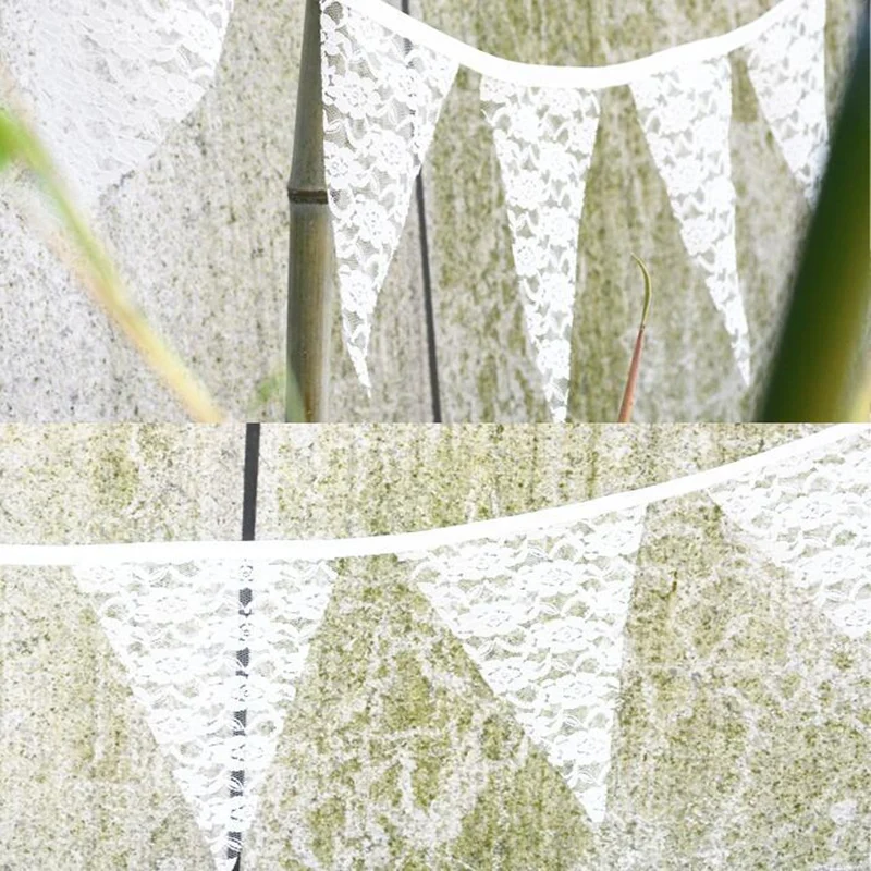 Бесплатная доставка Винтажный кружевной баннер с флагом 290 см 11 шт. вечерние