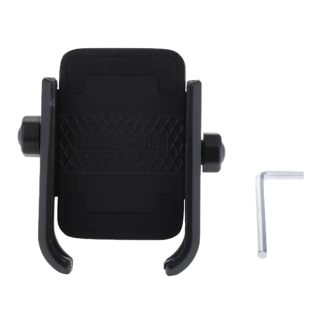 Зеркало заднего вида для мотоцикла алюминиевый держатель телефона на 360 °