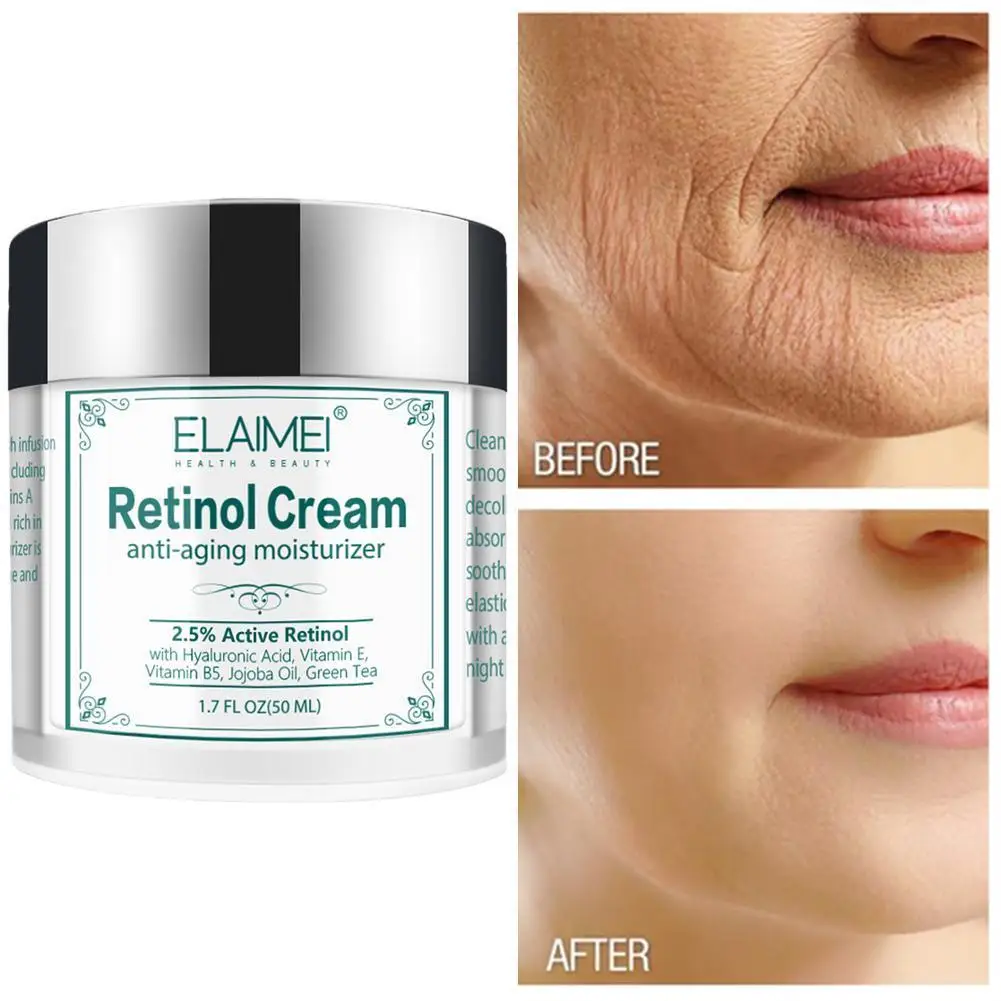

50ml Retinol Cream Moisturizing Moisturizing Nourishing Firming Treatment Hyaluronic Acid Collagen Cream