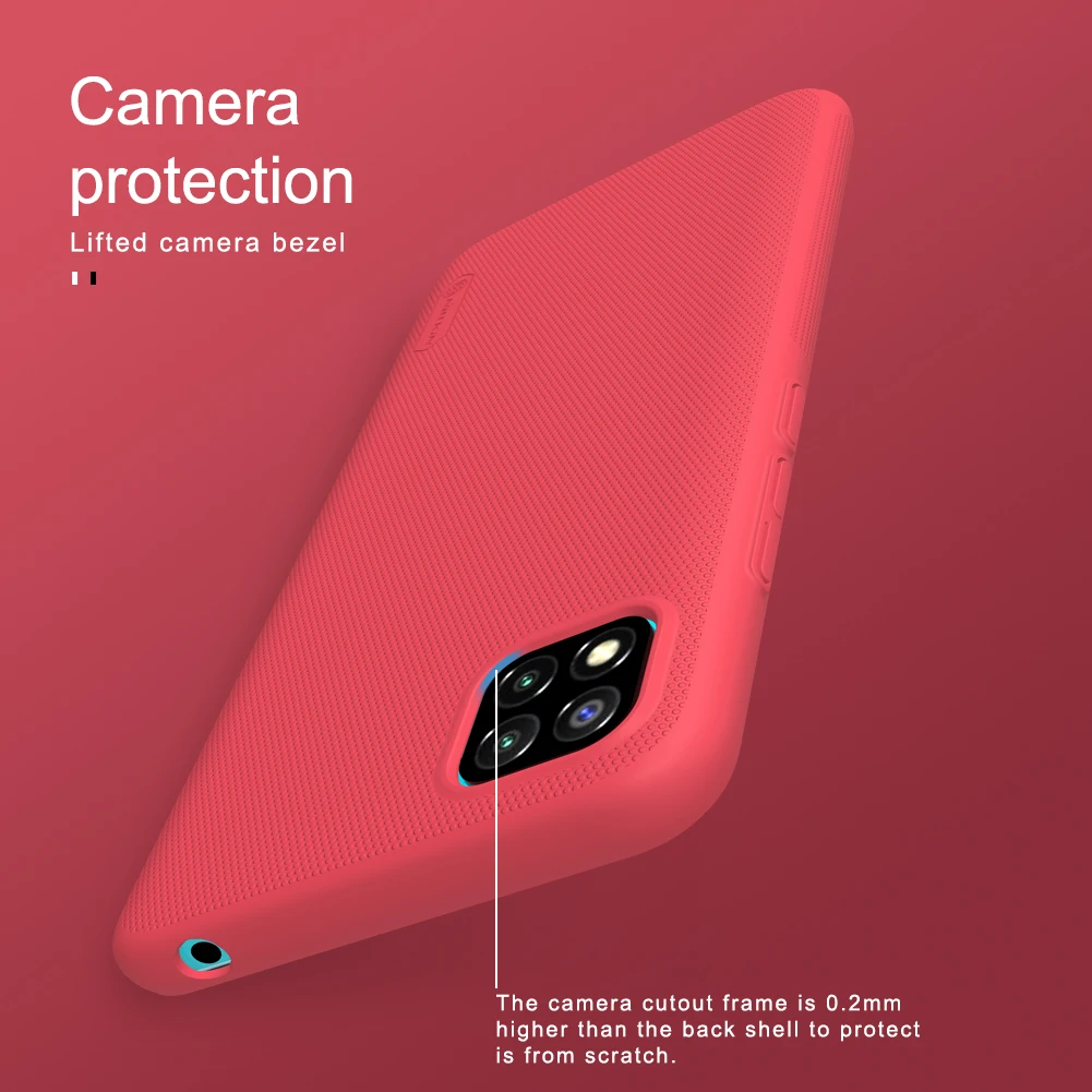 

Nillkin For Xiaomi Poco C3 case Frosted full 360 Phone Case Lens Protective Back Cover For Xiaomi Poco C3