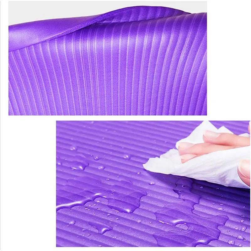 Нескользящие коврики для йоги 185*80 см * 15 мм коврик фитнеса без вкуса пилатеса