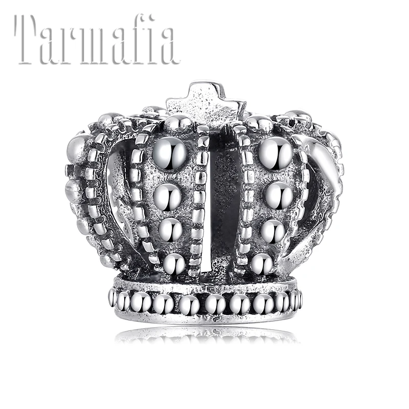 Бусины из серебра 100% пробы в виде королевской короны | Украшения и аксессуары