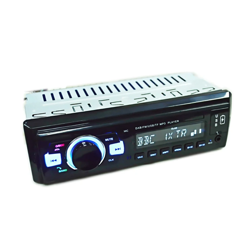 Bt Авто Радио стерео радио Aux вход приемник Dab/Dab +/Fm Usb 12V In Dash 1 Din автомобильный Mp3