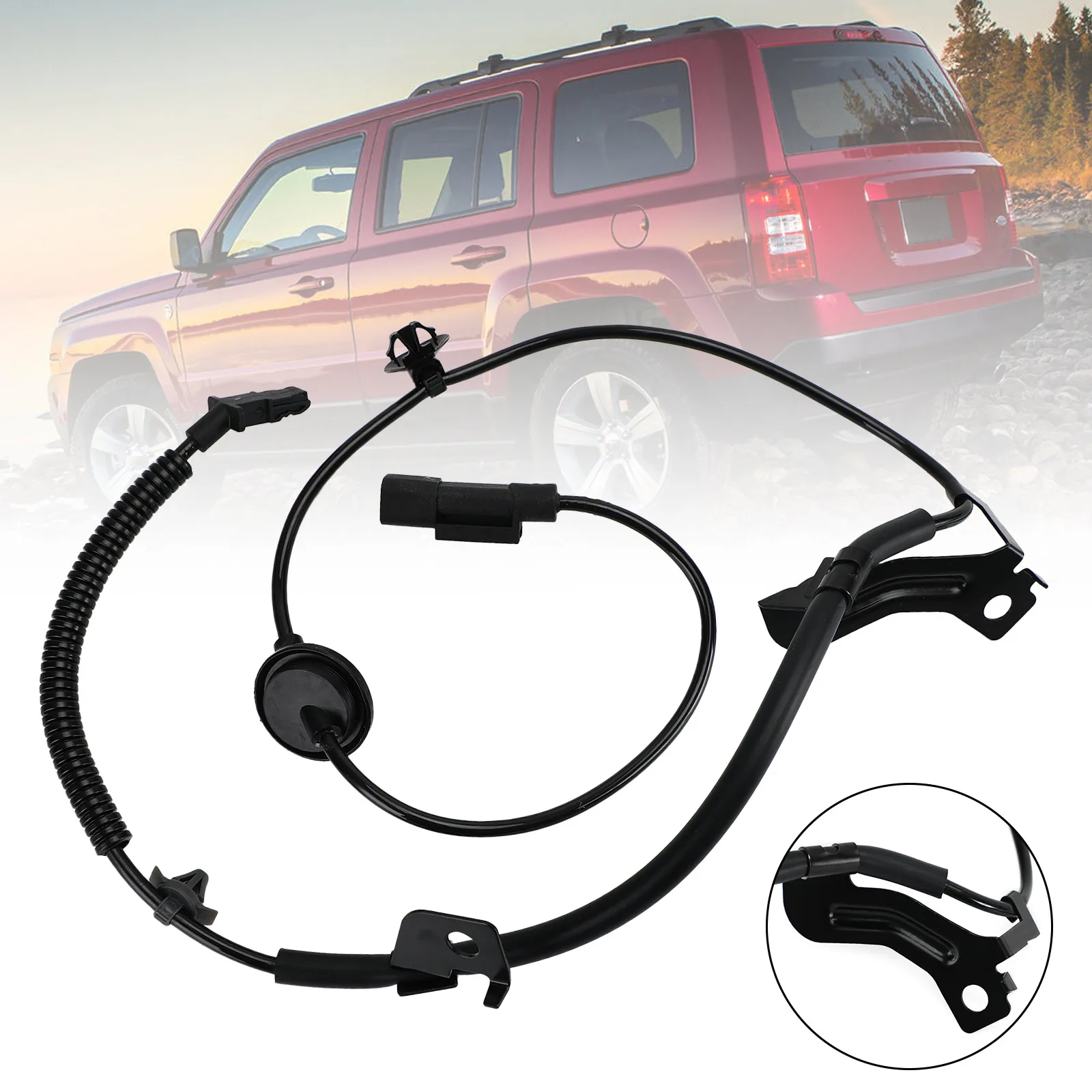 

Artudatech Rear Right ABS Speed Sensor 5105064AA for Jeep Compass & Patriot MK 2007-2017 4WD Car Accessories