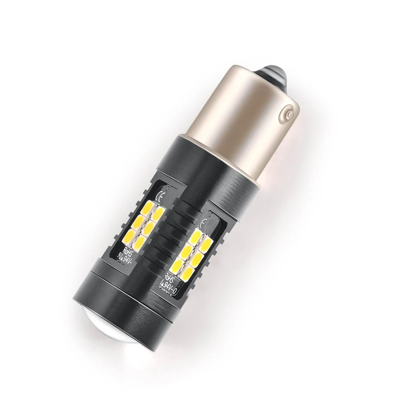 1156 BA15S P21W светодиодный BAU15S PY21W BAY15D лампы 1157 P21/5 Вт R5W 21 шт. 3030SMD авто противотуманных