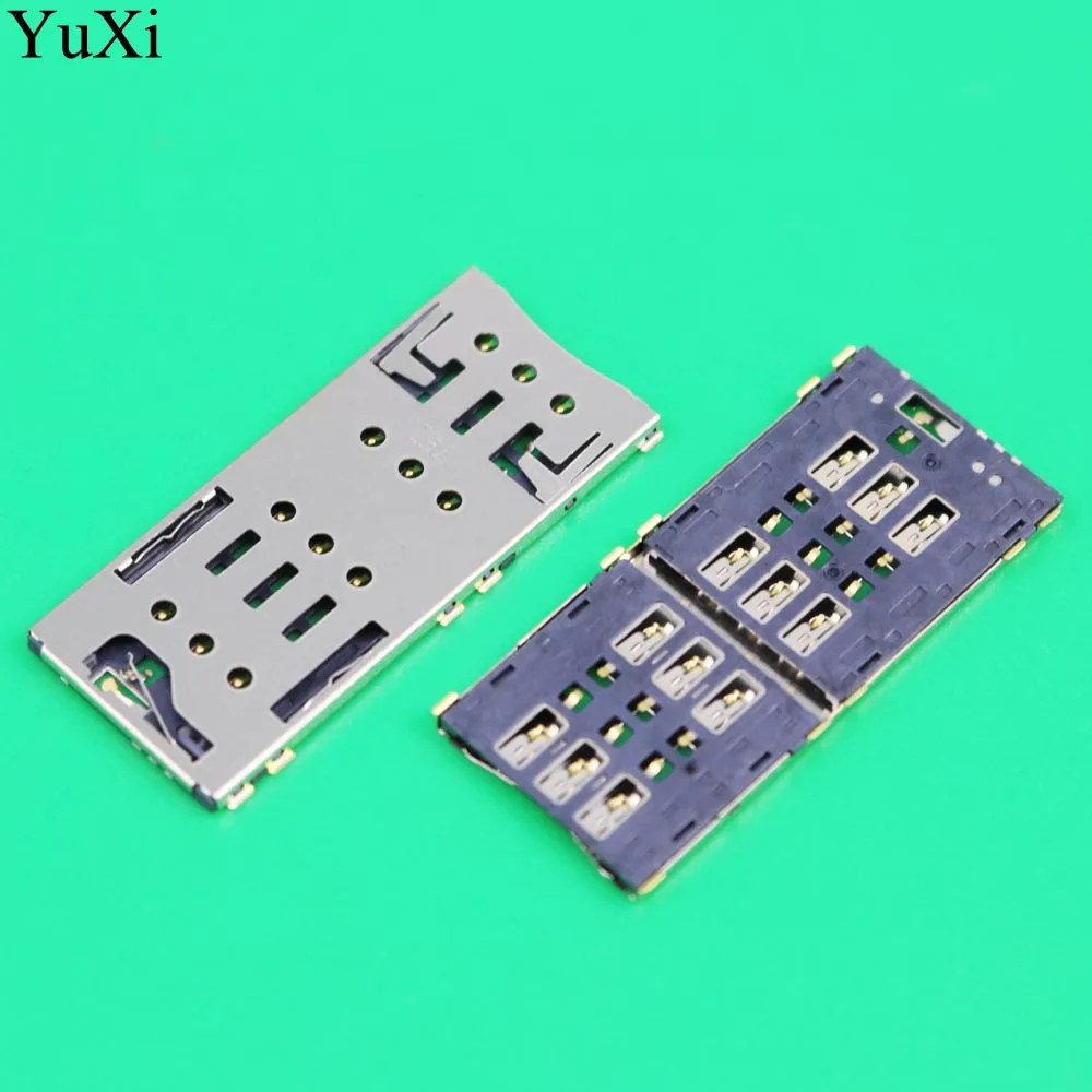 YuXi новый двойной разъем sim карты считыватель сокетов модуль для Sony Xperia C5 Ultra E5563 E5553