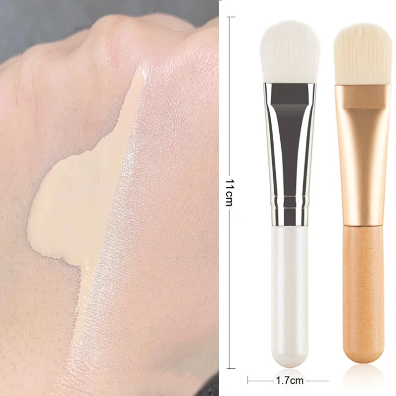 

1pcs Foundation Makeup Brush Mask Liquid Foundation Concealer Face Makeup Tools Professional Wooden Handle Beauty Makeup Brush
