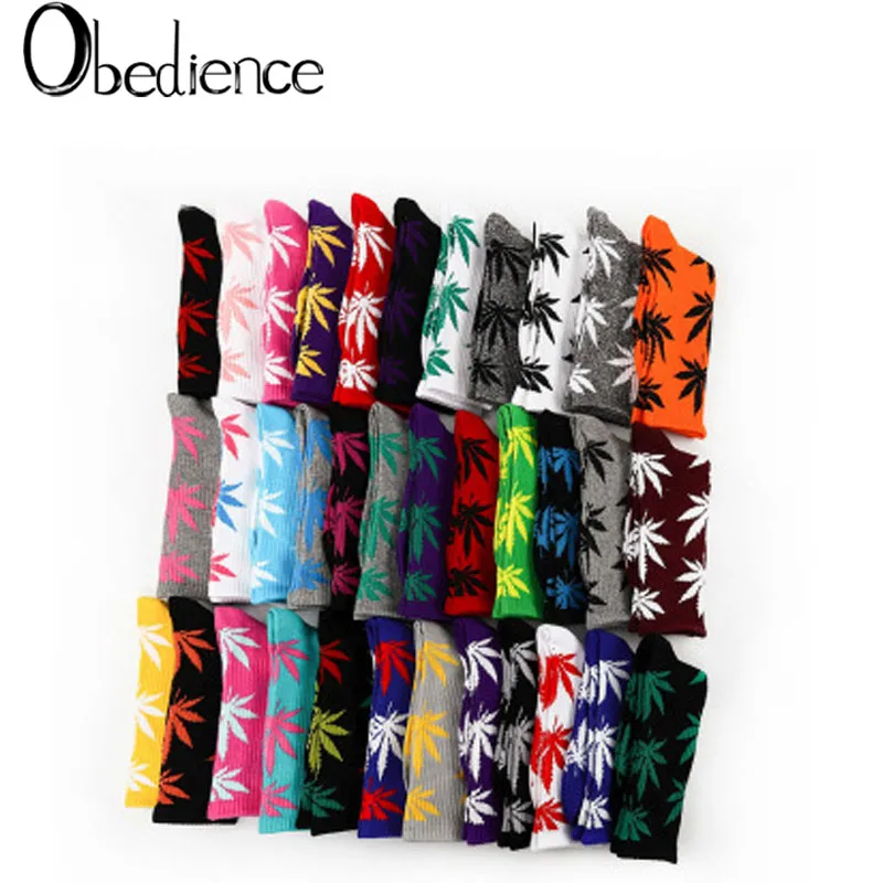 2019 новые модные парные носки уличные хип хоп женские конопляные спортивные