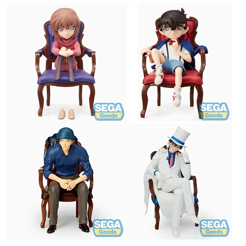 100% Оригинальная фигурка Sega DetectiveConan Cuteanime фигура Ai Chair Ver. Фигура аниме экшн-фигурка