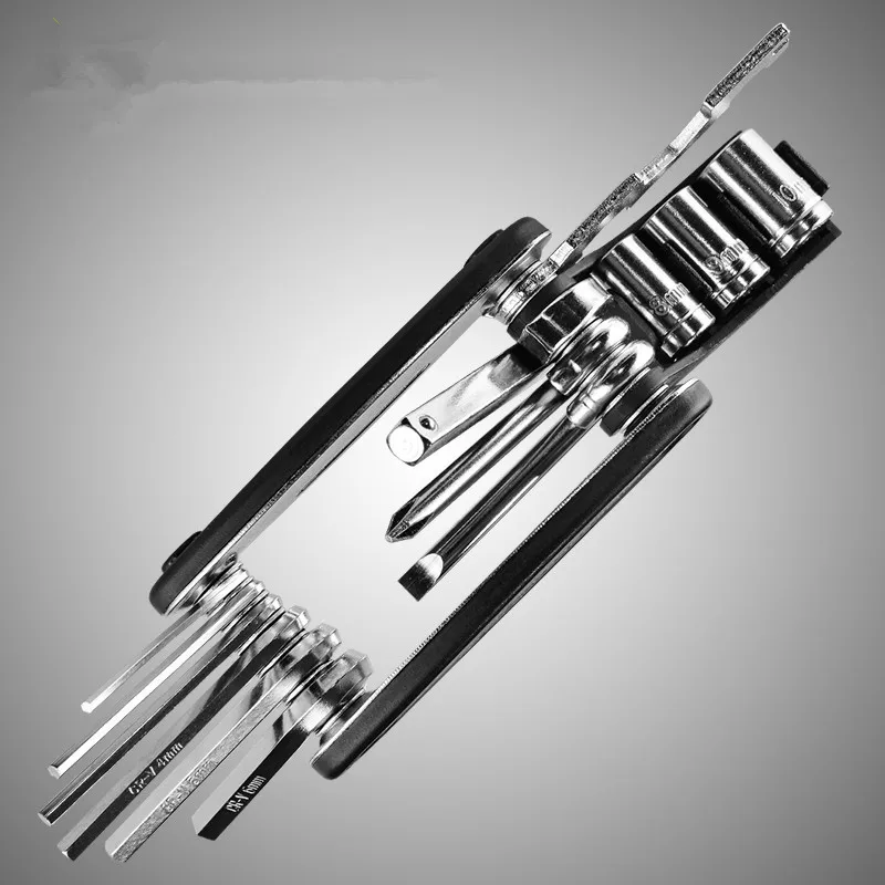 

16 in 1Multi-function Scooter Bicycle Repair Tool for Xiaomi M365 Folding Hex Screwdriver Hexagon Wrench EDC Survival Tools