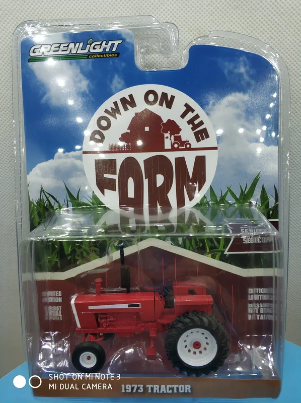 GreenLight 1:64 1973 трактор красный 48030 c сплав модель автомобиля металлические игрушки