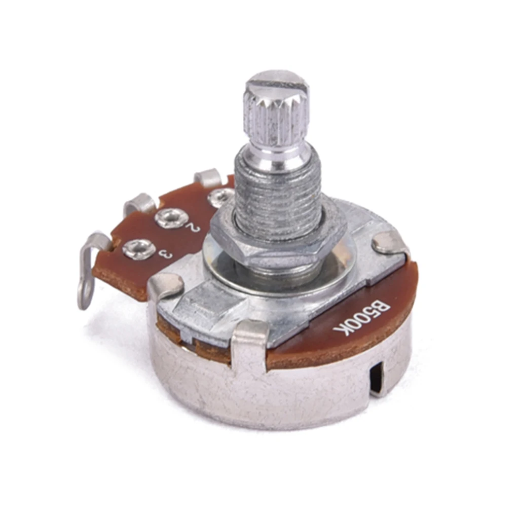 

2 Pieces Audio Potentiometer Pots For Electric Guitars/Bass Parts B500K