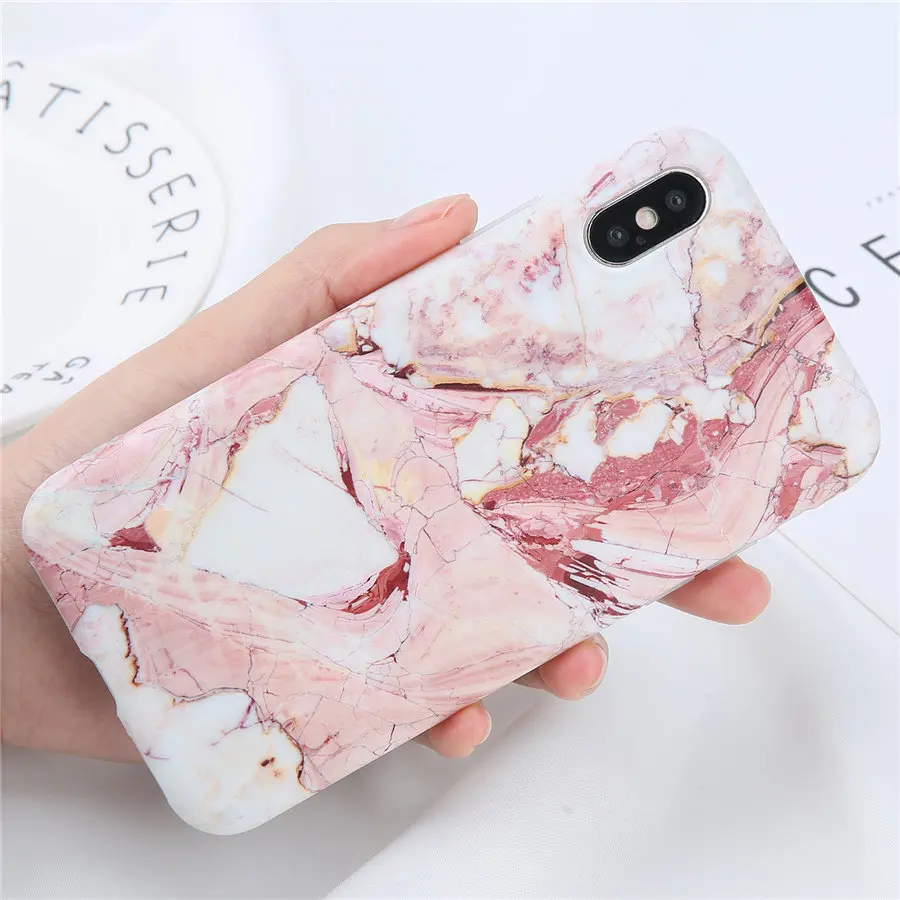 SJ7115 Чехол для телефона Moskado для iPhone 6 6s 7 8 Plus Роскошный Глянцевый гранитный камень мраморная текстура чехол для iPhone 11 Pro X XS Max XR оболочка - Цвет: SJ7115