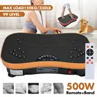 Тренажер для фитнеса с вибрацией, тонкая платформа для упражнений на 150 кгфунтов, шейпер для тела с дистанционным управлением и Эспандерами