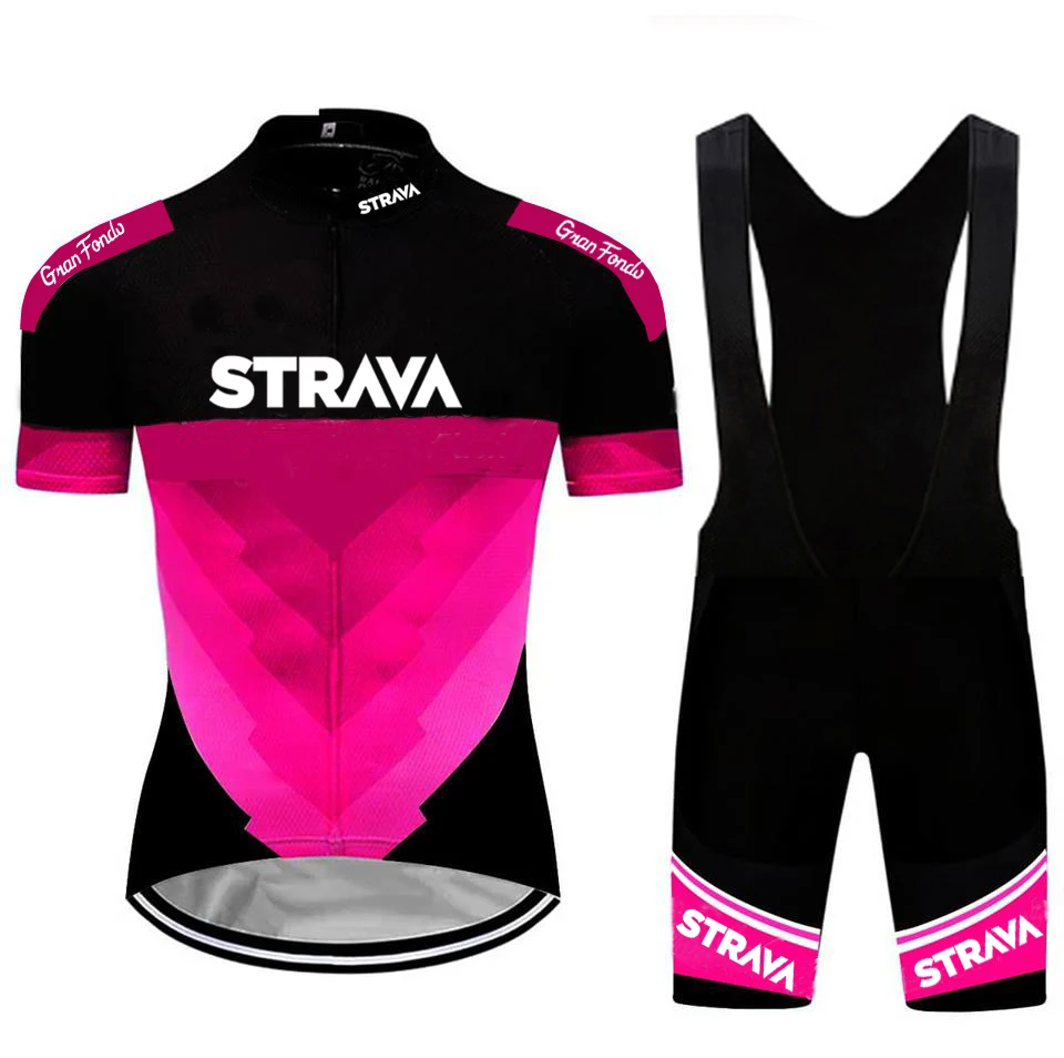 Майо ciclismo hombre Новый STRAVA команда короткий рукав Велосипеды Джерси Набор велосипед